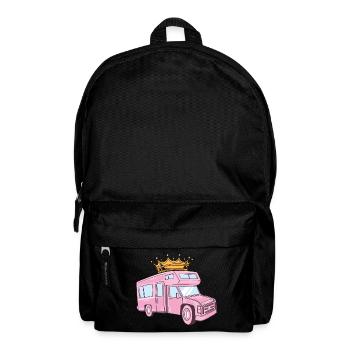 Pink Camper / Female Camper / Camper / Pink - Backpack - black - Front