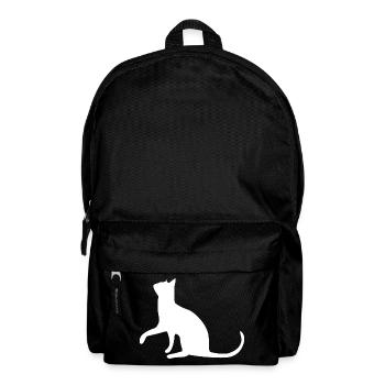 Chat chat chat chat chatte minette minou minou patte - Sac à dos - noir - Devant