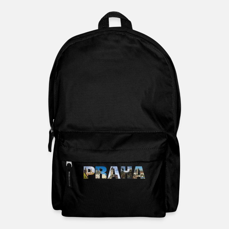 Praha CZ pamatky - Rucksack - Schwarz