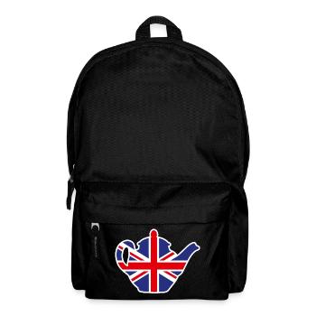 British United Kingdom teapot Union Jack - Rucksack - Schwarz - Vorne