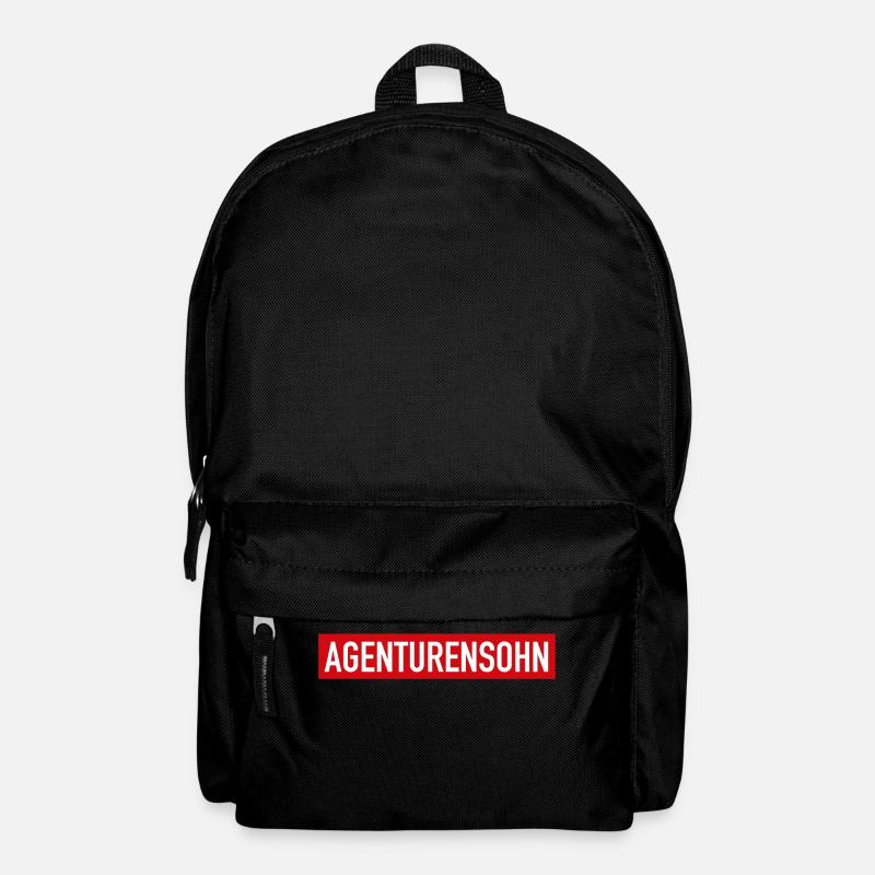 Agenturensohn - Rucksack - Schwarz