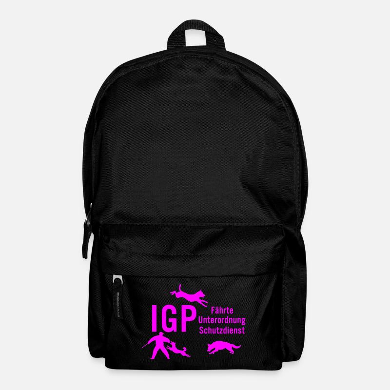 IGP Hundesport - pink - Rucksack - Schwarz