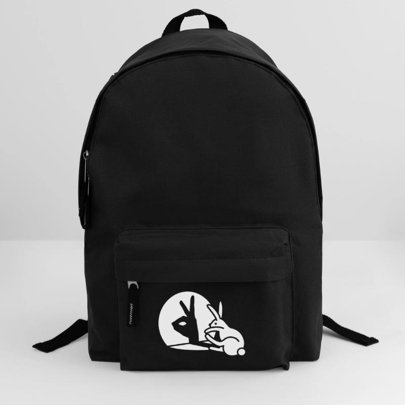Funny Rabbit Hand Shadow Projection Rabbit Backpack