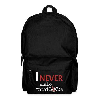 I'm never wrong - Backpack - black - Front