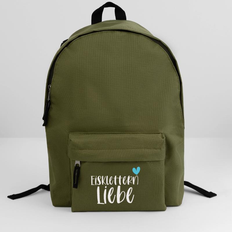 Klettern Eisklettern Liebe Eispickel Geschenk Rucksack