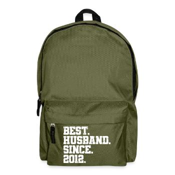 Bester Ehemann seit 2012, Geschenk zum 11-jährigen Jubiläum - Rucksack - Olivgrün - Vorne