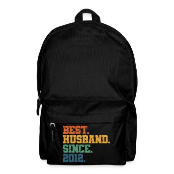 Bester Ehemann seit 2012, Geschenk zum 11-jährigen Jubiläum - Rucksack - Schwarz - Vorne