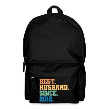 Bester Ehemann seit 2012, Geschenk zum 11-jährigen Jubiläum - Rucksack - Schwarz - Vorne