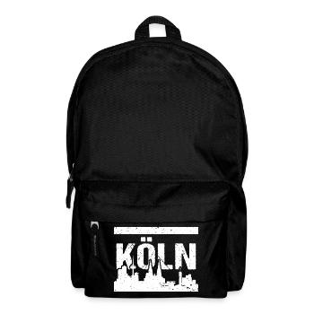 Köln Skyline - Rucksack - Schwarz - Vorne