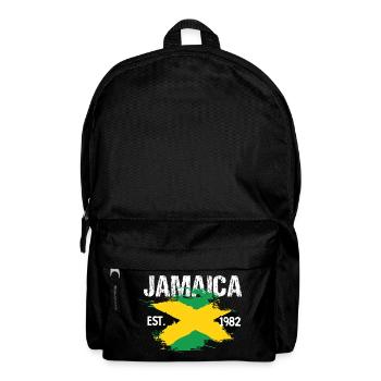 Jamaica Brush Flag Est1982 - Rucksack - Schwarz - Vorne