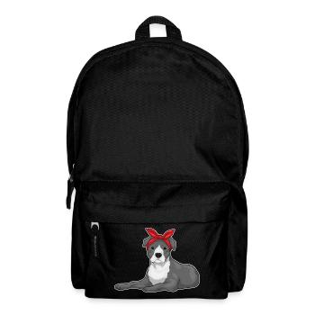 Arc de cheveux de pitbull - Sac à dos - noir - Devant