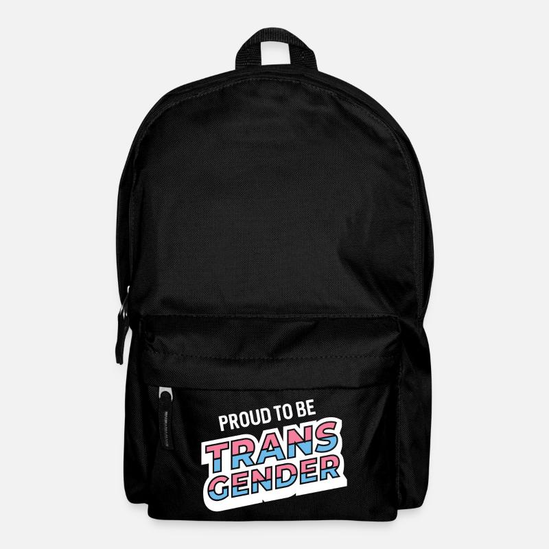 Pride Month - Stolz darauf, Transgender zu sein - Rucksack - Schwarz