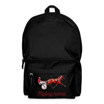 Traber Motiv - Rucksack - Schwarz - Vorne