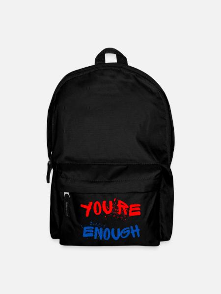 Expressive graffiti designs with splashes of paint - Backpack - black