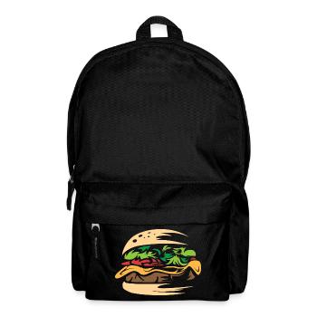 saftiger Burger selbstgemacht smash Restaurant - Rucksack - Schwarz - Vorne