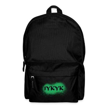 IYKYK - Rucksack - Schwarz - Vorne