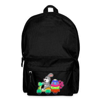 Hase Ostern Lieferdienst - Rucksack - Schwarz - Vorne