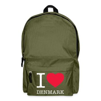 J’AIME LE DANEMARK Dänemark - Sac à dos - vert olive - Devant