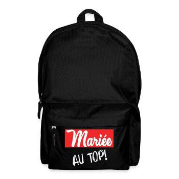 ICH HABE GERADE GEHEIRATET. Junggesellinnenabschied. VALENTINSTAG. PAAR - Rucksack - Schwarz - Vorne