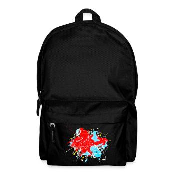 Redlightblue.Splash - Rucksack - Schwarz - Vorne