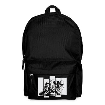 Motorcycle Racing Moto Race Track Symbol Race Bike - Backpack - black - Front