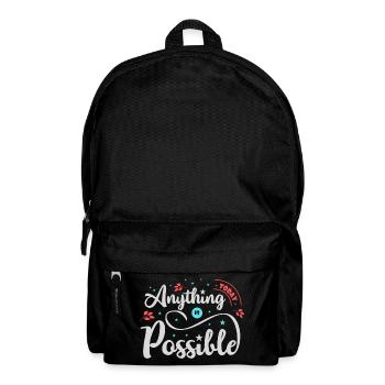 Tout est possible - Sac à dos - noir - Devant
