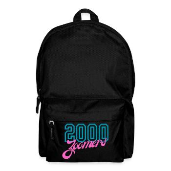 2000 Zoomers Nostalgie de l’été Typographie - Sac à dos - noir - Devant