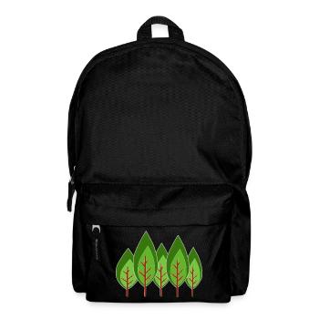Trees Minimalist, - Backpack - black - Front