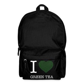 I LOVE GREEN TEA - Backpack - black - Front