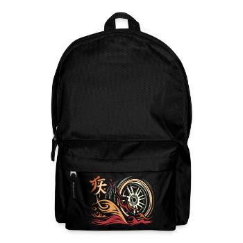 Jante Retro Speed - Design de course dynamique - Sac à dos - noir - Devant