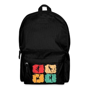 Fußball-Vintage – Solar Pulse - Rucksack - Schwarz - Vorne