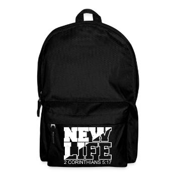 NOUVELLE VIE Verset biblique Proverbe - Sac à dos - noir - Devant