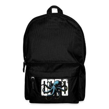 Stylized Octopus - Backpack - black - Front