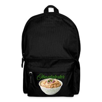 Bohnenmus mit Zwiebeln und Paprika - Rucksack - Schwarz - Vorne