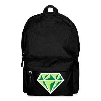 Diamant (pierre précieuse symbole brillant / NEG Gre 3C) - Sac à dos - noir - Devant