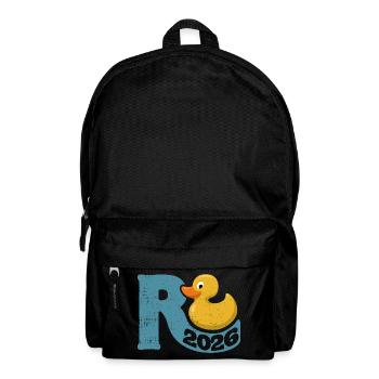 Gummy Duck Pension 2026 - Retraite - Pension - Sac à dos - noir - Devant