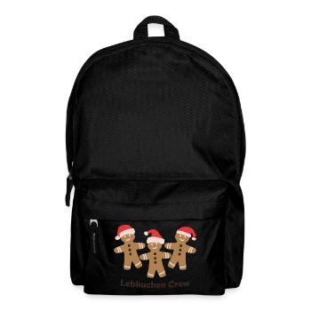 Gingerbread Crew - Christmas Baking with Friends - Backpack - black - Front