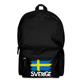 Sverige coole schwedische Flagge Vintage Flagge -  - Rucksack - Schwarz - Vorne