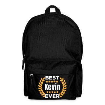 Best Kevin Ever Legend Name Gift - Backpack - black - Front