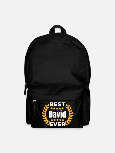 Bester David aller Zeiten Legende Name Geschenk - Rucksack - Schwarz