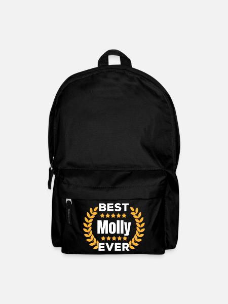 Beste Molly aller Zeiten Legende Name Geschenk - Rucksack - Schwarz