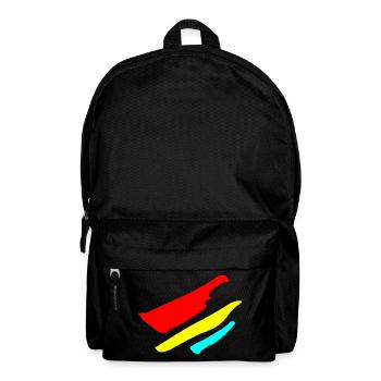Streifen - Flagge Muster VEKTOR - Rucksack - Schwarz - Vorne
