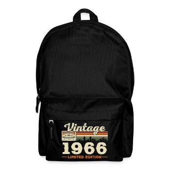 1966 Vintage Retro Geburtstagsgeschenk - Rucksack - Schwarz - Vorne