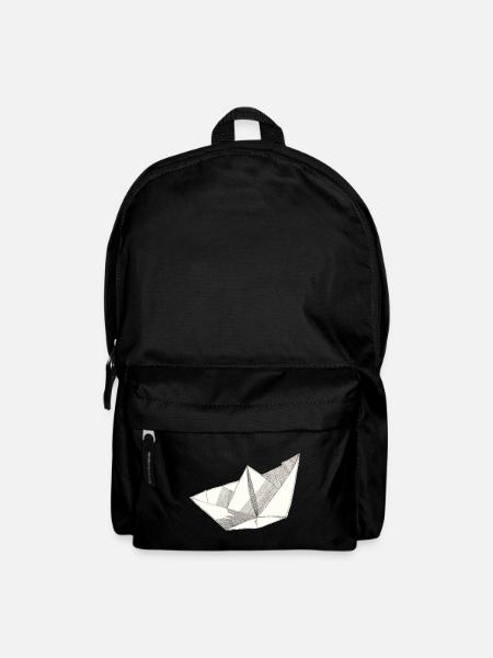 Paper Ship - Backpack - black