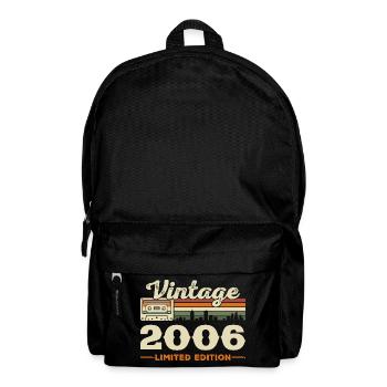 2006 Vintage Rétro Cadeau d’anniversaire - Sac à dos - noir - Devant