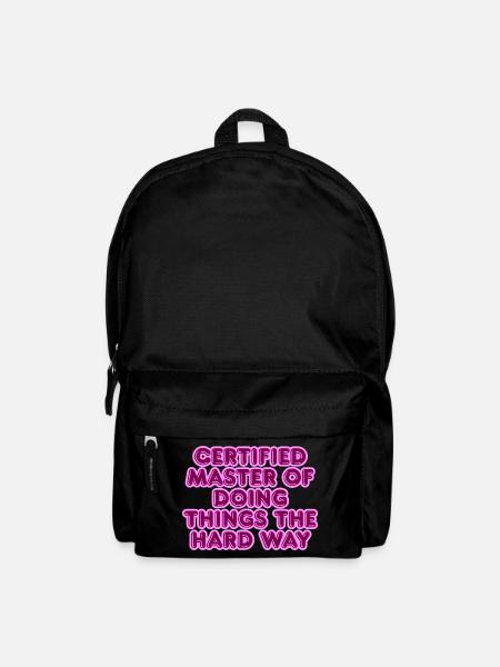Certified Master of the Hard Way - Backpack - black