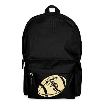 American Football Rugby - Rucksack - Schwarz - Vorne
