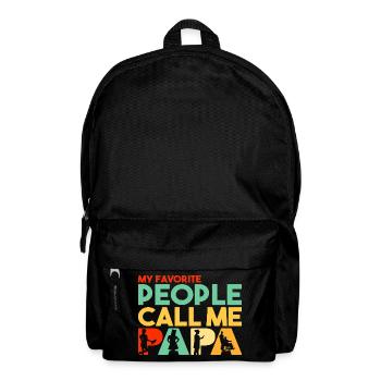 Mes personnes préférées m’appellent Papa Infirmière - Sac à dos - noir - Devant