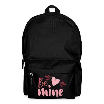 Be Mine Heart Script - Sac à dos - noir - Devant