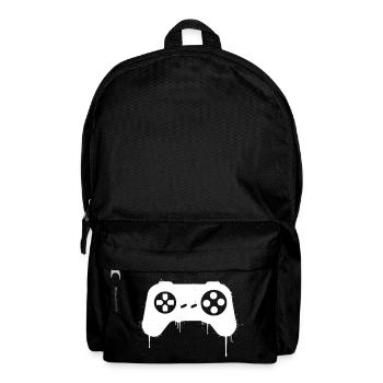 Gamepad Graffiti Drops - Backpack - black - Front